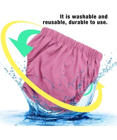 Dekaim Adult Cloth Diaper - Reusable Washable Adjustable Large Nappy (Rose Red) - Buy Online on SooperMarket.com