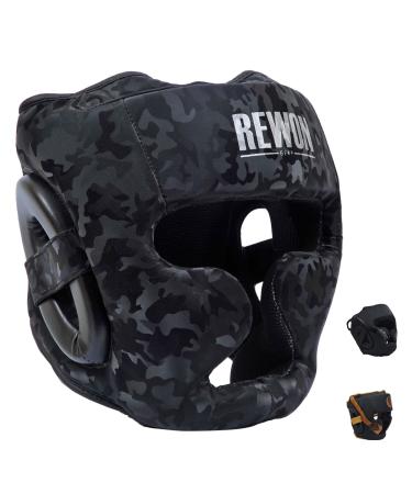Rewon head protection MMA kickboxing martial arts boxing helmet box headgear nose protection facial protection for boxes muay thai taekwondo head protector training sparring manner lamo
