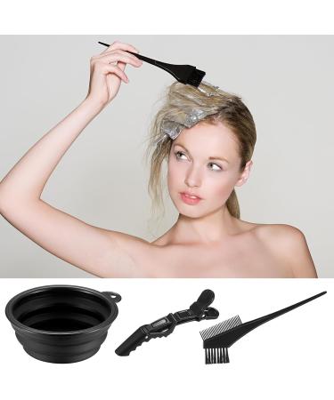 Yibaijia 9-Piece Hair Dye Brush Set - Essential Hair Coloring Tools & Accessories for Perfect Hair Color Application - Buy Online on SooperMarket.com