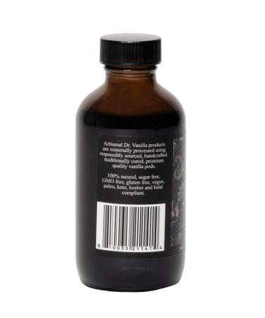 Dr Vanilla Alcohol-Free Natural Vanilla Extract (4oz) - 4 Ounce Bottle - Buy Online on SooperMarket.com
