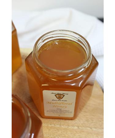 Pure Raw Multifloral Honey 100% Natural Unpasteurised (500gr.) - Buy Online on SooperMarket.com