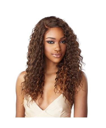 Sensationnel Butta Lace Front Wig - Natural Pre-Plucked Hairline Hand-tied HD Transparent Lace 5 Inch Deep Part with Babyhair - BUTTA Unit 10 (FLAMBOYAGECHOCOLATE)