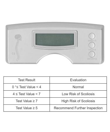 Scoliometer 0-30 Electronic Scoliosis Testing Meter Measuring and Testing Meter for Diagnosis of Back Spine Scoliosis in Adults Children Portable Evaluation Meter for Human - Buy Online on SooperMarket.com