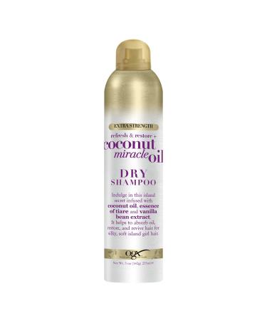 OGX Extra Strength Refresh Restore + Dry Shampoo Coconut Miracle Oil 5 Ounce