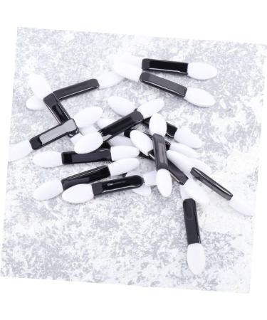 CIMAXIC 100pcs ladies suits EyeShadow Sponge Applicator eyeshadow brush kit Smudge brush Oval travel Patcher M White - Buy Online on SooperMarket.com