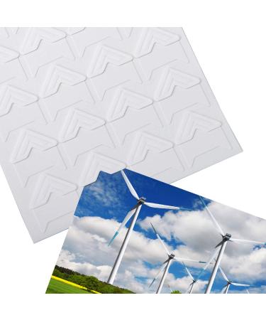 Nicunom 720 Self-Adhesive Photo Corners for Scrapbooks and Albums - Acid-Free, Easy Mounting - White (720 Pieces) - Buy Online on SooperMarket.com