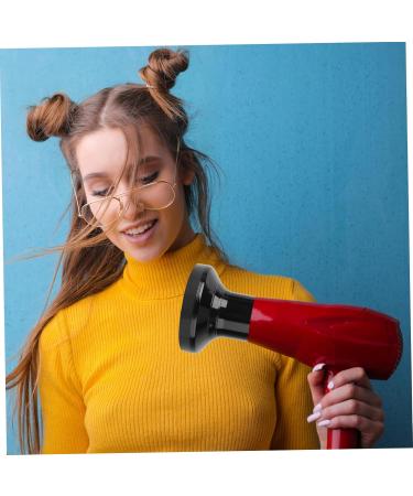 PLAFOPE 1pc Hair Styling Hood Hair Blower Protective Cover Hair Dryer Accessory Diffuser for Hair Black Abs - Buy Online on SooperMarket.com