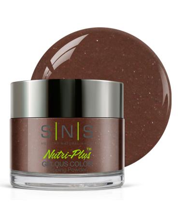 SNS Nail Dip Powder Gelous Color Dipping Powder - Beaulieu (Brown Shimmer) - Long-Lasting Dip Nail Color Lasts 14 Days - Low-Odor & No UV Lamp Required - 1oz