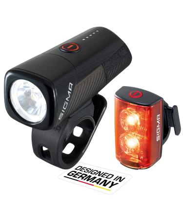 Sigma Buster 400 TR.RL 80 LED USB Headlight Set Sport Black One Size