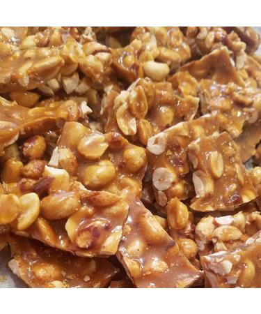 Peanut Brittle 200g Bag Pouch Traditional Retro Nut Cluster