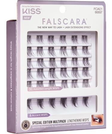 KISS FALSCARA False Eyelash Wisps Special Edition Multipack Lengthening Wisps 36 Ct. - Buy Online on SooperMarket.com
