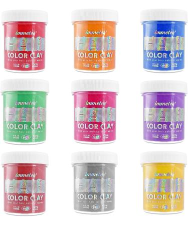 immetee Temporary Hair Color Wax Hair Dye Wax for Kids Adult DIY Hair Color for Party Cosplay Christmas Makeup Wash Out Easily. (3.38 Fl oz/100ml) (RED) - Buy Online on SooperMarket.com