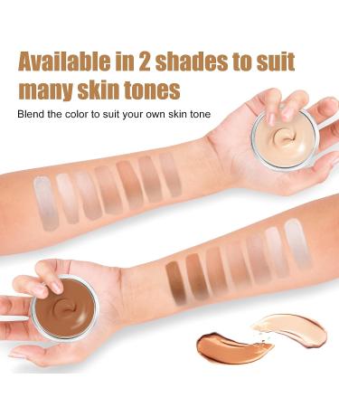 Waterproof Tattoo Cover Up Cream - Full Coverage Concealer for Scars, Vitiligo, and Dark Spots - Suitable for Men and Women - 2 oz - Buy Online on SooperMarket.com