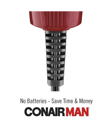 ConairMAN Beard & Mustache Trimmer for Men - Corded Plug-In - Best Trimmer for Precision Grooming - Buy Online on SooperMarket.com