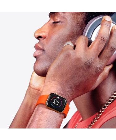 8 Pack Silicone Apple Watch Bands - Waterproof Sport Straps for iWatch Series 8 7 6 5 4 3 2 1 SE - Men Women Replacement Wristbands - Dark Gray/BlackWhite/Orange/Sky Blue/Wine Red - Buy Online on SooperMarket.com