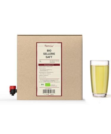 Kamelur 3 Liter BIO Selleriesaft Stangensellerie Staudensellerie Saft - Selleriesaft BIO in der praktischen Saftbox