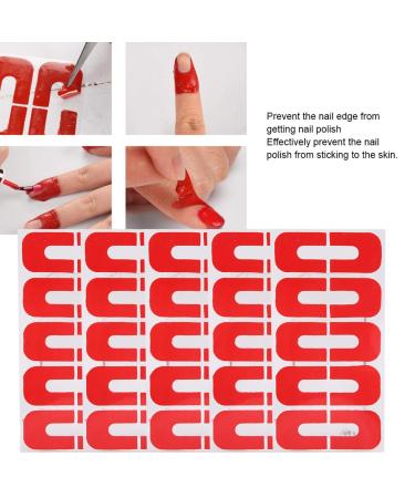 Latex Nail Polish Barrier Plastic 50pcs Protector Hot Stamping for Anti overflow Home Use Salons