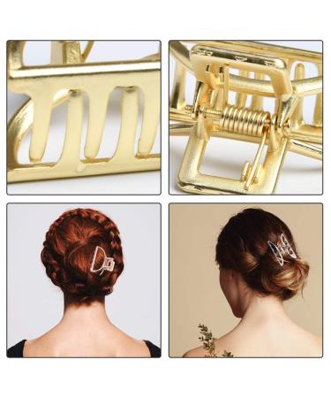 Akamino Metal Hair Claw Clips - 8 Pack Hair Accessories for Women - Small Hair Pins for Half Bun Hairstyles - Ideal for Thick Hair - Buy Online on SooperMarket.com