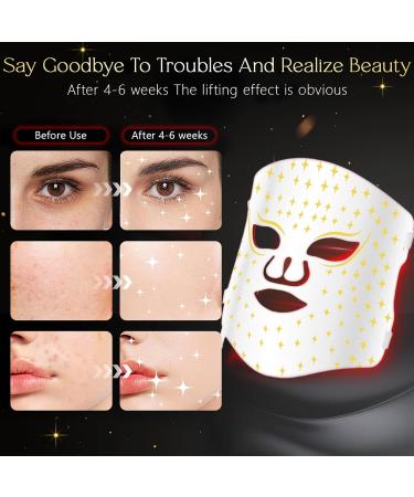 Red Light for Face 7 Colors LED Face Light Portable Red Face Light at-Home Use Black M1 Cp - Buy Online on SooperMarket.com