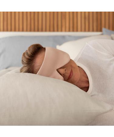 Baloo Silk Weighted Sleep Mask | Mulberry Silk Eye Mask | Sound-Muffling Blindfold for Deep Sleep | Relaxation & Tranquility with Rose Quartz Crystal - Buy Online on SooperMarket.com