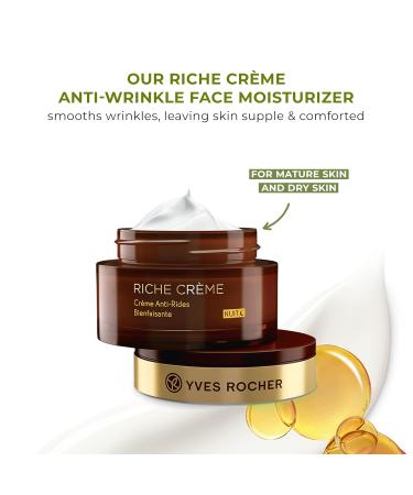Yves Rocher Comforting Anti-Wrinkle Riche Cr me (Night) - 1.7 fl oz | Soften & Smooth Skin | Anti-Aging Skincare for Radiant Complexion - Shop Internationally - Buy Online on SooperMarket.com