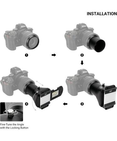 JJC Slide and Film Digitizing Adapter Kit | Negative to Digital Converter for Canon Nikon Sony Lenses | Replace Nikon ES-2 | Marco Lens Compatible - Buy Online on SooperMarket.com