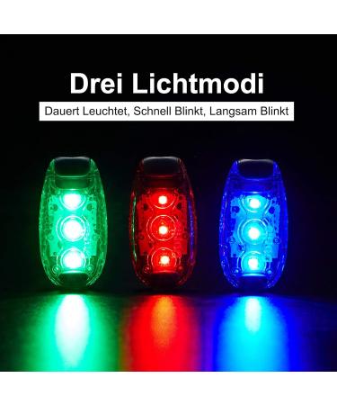 Dorlle LED Safety Light Set - Flashing Clips for Running & Child Safety - School Satchel & Sports Backpack with Bracelet - Ideal for Pets - International Shipping - Buy Online on SooperMarket.com