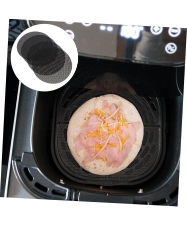 Zerodeko 4pcs Air Fryer Pad Air Fryers Airfryer Microwave Steamer Air Fryer Silicone Pad Washable Baking Mat Black 20.5X20.5X0.1CM - Buy Online on SooperMarket.com