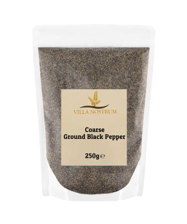 Cracked Black Pepper (Coarse Ground) 250g by Villa Nostrum