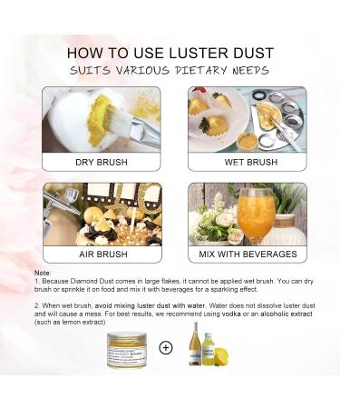 GARYOB Gold Luster Dust Edible Cake Gold Dust (7g) (Gold) - Buy Online on SooperMarket.com