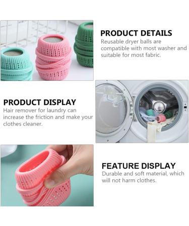 Washing Machine Laundry Ball Fabric Softener Dispenser Laundry Balls Reusable Dryer Balls Ball Dispenser for Fabric Softener Fabric Softener Balls for Washer - Buy Online on SooperMarket.com
