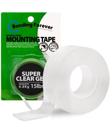 Bonding Forever Super Clear Gel Double Sided Tape | Foam Tape | Double Sided Adhesive Tape | Mounting Tape | 0.045 X 1 X 60 X 1EA 1 Pack