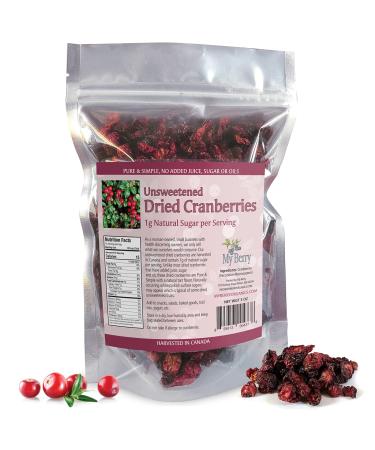 Unsweetened Dried Cranberries No Added Sugar Juice Or Oils 1g Natural Sugar Per Serving 3oz More Berries Per Ounce Than Sweetened Berries Woman-Owned Small Company