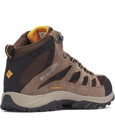 Columbia Men's Crestwood Mid Waterproof Hiking Shoe 9.5 - Cordovan/Squash - Buy Online on SooperMarket.com
