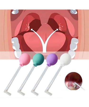 Tonsil Stone Removal Kit Vacuum with Pvc Suction Ball Cleaning Oral Care Mouth Remover Suction (BLUE)