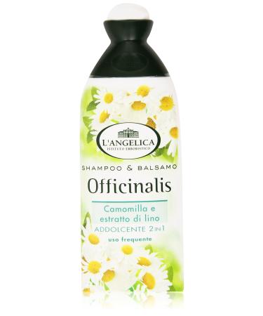 L'Angelica:"Officinalis" Shampoo Soothing with Chamomille and Extract of Linseed 250ml - 8.45fl.oz Italian Import