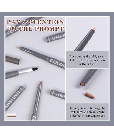 4PC Nude Lip Liner Set - Vegan & Cruelty-Free - Matte, Creamy Formula with Brush - Precise & Define for Easy Application - B01 - Buy Online on SooperMarket.com