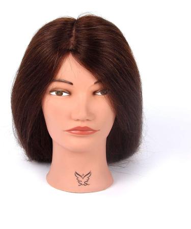 Tailor puppet female adjustable training head 16 inch hair window dolls head hazy training head cosmetics manicin head tailor bust stand
