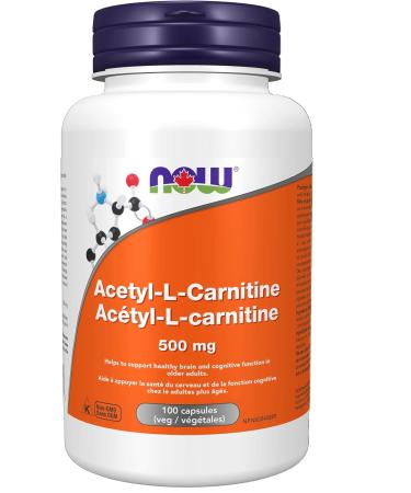 NOW L-Tyrosine (Freeform) Capsules 500mg 120 Count & Acetyl L-Carnitine 500mg 100 vcaps Tyrosine + L-Carnitine 100 Count (Pack of 1) Unflavored 120 Count (Pack of 1) - Buy Online on SooperMarket.com