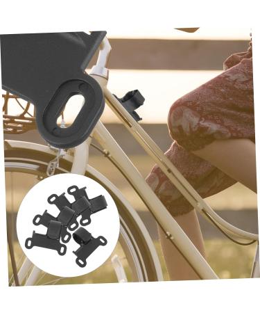 BESPORTBLE 2 Sets Mini Clip Bike Inflator Holder - Black Plastic (8x6cm) - Pack of 5 - Buy Online on SooperMarket.com