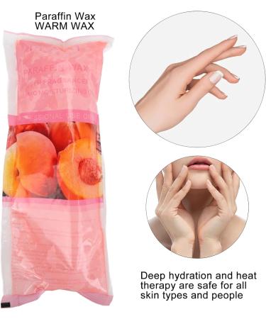 Peach Lemon Scented Paraffin Wax Refills - 453g for Beauty Hand Feet SPA - Moisturizing and Safe Skin Treatment - Buy Online on SooperMarket.com