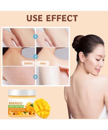 Trendyfave Mango Body Butter Large-capacity Body Lotion Body Moisturiser With Mango Body Lotion for Dry Skin Body Skin Care Smooth Skin Deeply Moisturize Skin Body Butter For Women & Men 200ml - Buy Online on SooperMarket.com