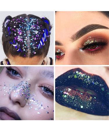 VERONNI Glitter Eyeshadow Palette - 15 Colors Matte Shimmer Glitter | High Pigment Eye Shadow Palette for Stage & Halloween Makeup - Buy Online on SooperMarket.com