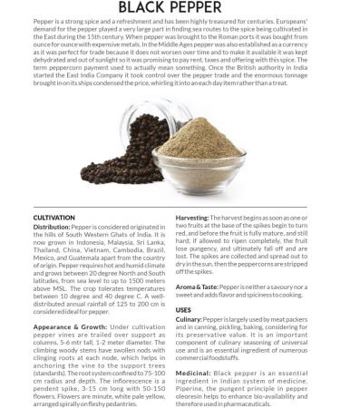 Mum's Premium Black Pepper Whole Peppercorn 150g - High-Quality Spice for Gourmet Cooking - Buy Online on SooperMarket.com