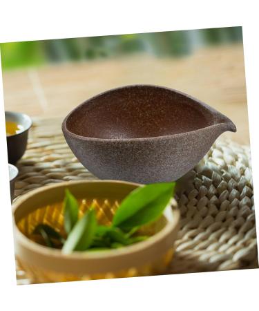 Alipis Ceramic Fair Cup Tea Cup Tea Dispensing Holder Tea Separate Cup Tea Dispenser Office Household - Buy Online on SooperMarket.com