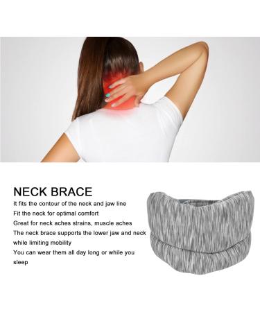 Adjustable Cervical Collar - Soft Sponge Neck Support with Velcro Fasteners for Neck Pain Relief & Spinal Pressure - Buy Online on SooperMarket.com