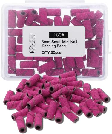 WLLHYF Sanding Bands for Nail Drill 50Pcs Small Nail Sanding Bands with 1PCS 3.1mm Mandrel Bit Small Nail Sanding Files for Acrylic Nails Gel Manicures and Pedicure(180Grit - Buy Online on SooperMarket.com
