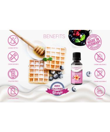 Sugar-Free Flavor Drops Set 2x30ml - Raspberry & Cheesecake | Zero Calories | Vegan Sweetener for Yogurt Porridge & Quark - Hello Shape - Buy Online on SooperMarket.com