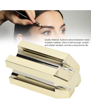 4 in 1 Eyebrow Pencil Sharpener Duckbill Shape Sharpener Cosmetic Makeup Pencil Sharpener Universal Sharpener for All Wooden and Plastic Pencil Sizes Essential Tool for Girls Makeup Gold - Buy Online on SooperMarket.com