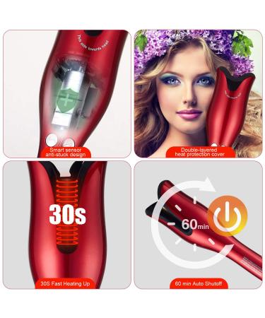 MIUOPUR Automatic Ceramic Ionic Hair Curling Iron with Anti-Stuck Technology - Buy Online on SooperMarket.com
